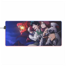 Load image into Gallery viewer, My Hero Academia Izuku Midoriya, Katsuki Bakugou, Tenya Iida RGB LED Mouse Pad (Desk Mat)