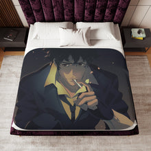 Load image into Gallery viewer, Anime Cowboy Bebop Sherpa Blanket