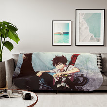 Load image into Gallery viewer, Blue Exorcist Sherpa Blanket
