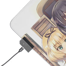 Load image into Gallery viewer, Is the Order a Rabbit? RGB LED Mouse Pad (Desk Mat)
