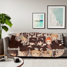 Load image into Gallery viewer, Mob Psycho 100 Arataka Reigen, Ekubo, Ritsu Kageyama, Teruki Hanazawa Sherpa Blanket