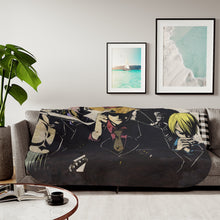 Load image into Gallery viewer, One Piece Monkey D. Luffy, Roronoa Zoro, Sanji, Tony Tony Chopper, Usopp Sherpa Blanket