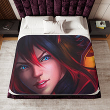 Load image into Gallery viewer, Anime Kill La Kill Sherpa Blanket