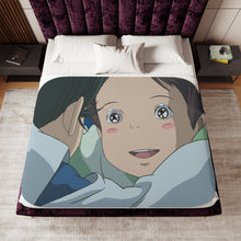Load image into Gallery viewer, Anime Spirited Away Sherpa Blanket