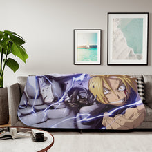 Load image into Gallery viewer, Anime FullMetal Alchemist Sherpa Blanket