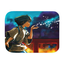 Load image into Gallery viewer, Anime Spirited Away Sherpa Blanket