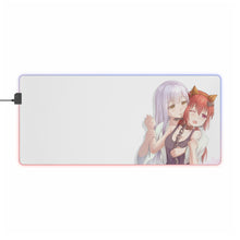 Load image into Gallery viewer, Gabriel DropOut Satanichia Kurumizawa Mcdowell, Raphiel Shiraha Ainsworth RGB LED Mouse Pad (Desk Mat)