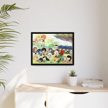 Load image into Gallery viewer, Fairy Tail Natsu Dragneel, Erza Scarlet, Lucy Heartfilia, Happy, Wendy Marvell Canvas Framed Art Print