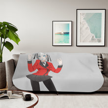 Load image into Gallery viewer, Kakegurui Kirari Momobami Sherpa Blanket