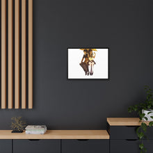 Load image into Gallery viewer, Eru Chitanda And Hōtarō Oreki under umbrella Canvas Framed Art Print