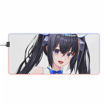 Load image into Gallery viewer, Is It Wrong To Try To Pick Up Girls In A Dungeon? RGB LED Mouse Pad (Desk Mat)