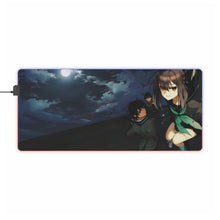 Load image into Gallery viewer, Shinoa, Yu & Yoichi At The Roof RGB LED Mouse Pad (Desk Mat)