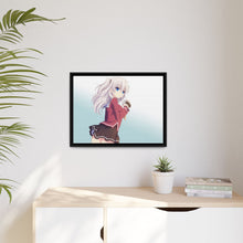 Load image into Gallery viewer, Nao Tomori looking back Canvas Framed Art Print