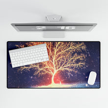 Load image into Gallery viewer, Glowing Anime Tree Mouse Pad (Desk Mat)