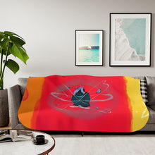 Load image into Gallery viewer, Psychic Triptych Sherpa Blanket