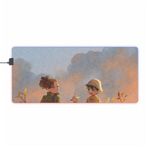Load image into Gallery viewer, My Hero Academia Izuku Midoriya RGB LED Mouse Pad (Desk Mat)