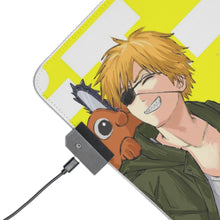 Load image into Gallery viewer, Anime Chainsaw Man RGB LED Mouse Pad (Desk Mat)