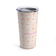 Load image into Gallery viewer, Glass Heart Princess Tumbler 20oz