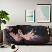 Load image into Gallery viewer, Blue Exorcist Sherpa Blanket