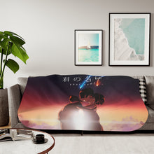 Load image into Gallery viewer, Your Name. Sherpa Blanket
