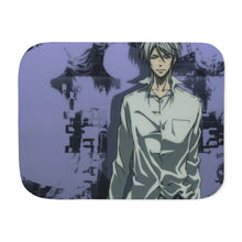 Load image into Gallery viewer, Shougo Makishima Smile Sherpa Blanket
