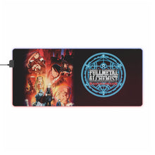 Load image into Gallery viewer, Anime FullMetal Alchemist RGB LED Mouse Pad (Desk Mat)