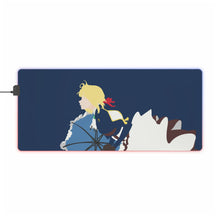 Load image into Gallery viewer, Violet Evergarden RGB LED Mouse Pad (Desk Mat)