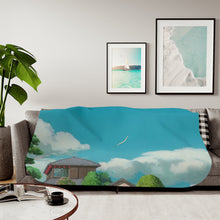 Load image into Gallery viewer, Anime Spirited Awayr Sherpa Blanket