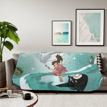 Load image into Gallery viewer, Anime Spirited Away Sherpa Blanket