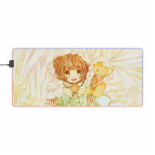 Load image into Gallery viewer, Cardcaptor Sakura Sakura Kinomoto, Keroberos RGB LED Mouse Pad (Desk Mat)