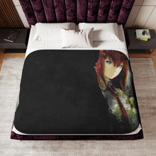 Load image into Gallery viewer, Mayuri or Makise? Sherpa Blanket