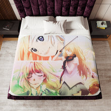 Load image into Gallery viewer, Anime Your Lie in April Sherpa Blanket