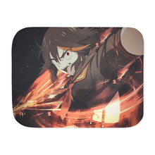 Load image into Gallery viewer, Anime Kill La Kill Sherpa Blanket