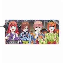 Load image into Gallery viewer, The Quintessential Quintuplets RGB LED Mouse Pad (Desk Mat)