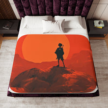 Load image into Gallery viewer, Anime Samurai Champloo Sherpa Blanket