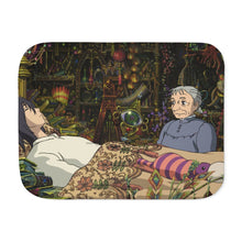 Load image into Gallery viewer, Anime Howl's Moving Castle Sherpa Blanket