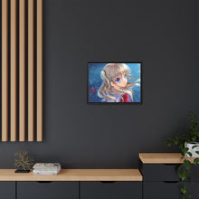 Load image into Gallery viewer, Nao Tomori looking back Canvas Framed Art Print