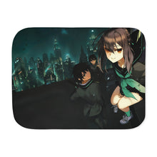 Load image into Gallery viewer, Shinoa, Yu & Yoichi At The Roof Sherpa Blanket