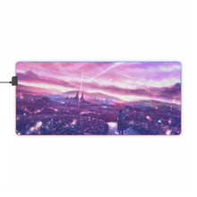 Load image into Gallery viewer, Looking Out at a Colorful Horizon RGB LED Mouse Pad (Desk Mat)