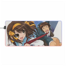 Load image into Gallery viewer, The Melancholy Of Haruhi Suzumiya RGB LED Mouse Pad (Desk Mat)