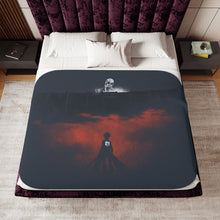 Load image into Gallery viewer, Shingeki no Kyojin - The Wall Sherpa Blanket