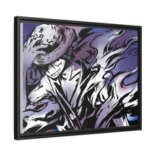 Load image into Gallery viewer, Luffy blue fire Canvas Framed Art Print