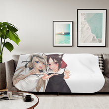 Load image into Gallery viewer, Kaguya and Miyuki's sister Sherpa Blanket
