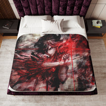Load image into Gallery viewer, Matoi Ryuuko (Kill la Kill) Sherpa Blanket