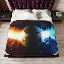 Load image into Gallery viewer, Naruto - Sasuke Sherpa Blanket