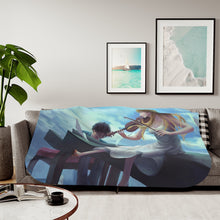 Load image into Gallery viewer, Anime Your Lie in April Sherpa Blanket