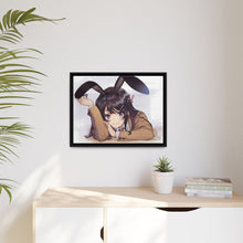 Load image into Gallery viewer, Anime Rascal Does Not Dream of Bunny Girl Senpai Canvas Framed Art Print