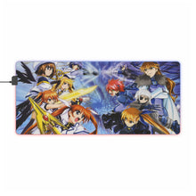 Load image into Gallery viewer, Magical Girl Lyrical Nanoha RGB LED Mouse Pad (Desk Mat)