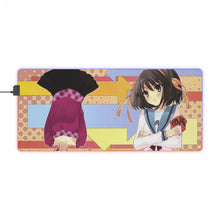Load image into Gallery viewer, The Melancholy Of Haruhi Suzumiya RGB LED Mouse Pad (Desk Mat)
