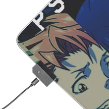 Load image into Gallery viewer, Psycho- Pass Main Members Faces RGB LED Mouse Pad (Desk Mat)